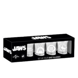 Jaws - 4er Set Shot Gläser