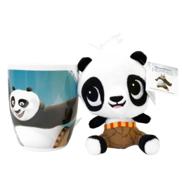 Little Dreamers - Kung Fu Panda - Panda - Tasse + Plüsch