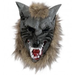 Vollmaske Wolf - Adult