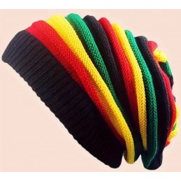 Reggae-Beanie-Mütze