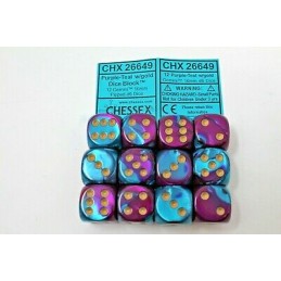 Chessex Gemini 16mm d6 with...