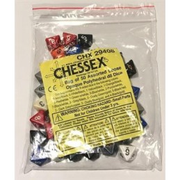 Chessex Opaque Bags of 50...