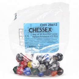 Chessex Opaque Bags of 50...