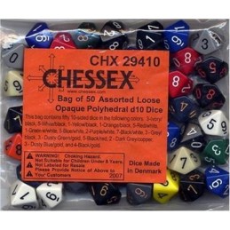 Chessex Opaque Bags of 50...