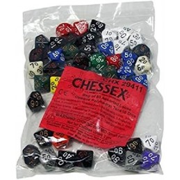 Chessex Opaque Bags of 50...