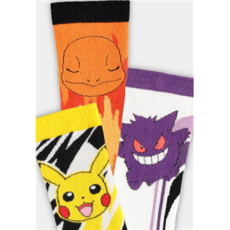 Pokémon - Crew Socks (3er...
